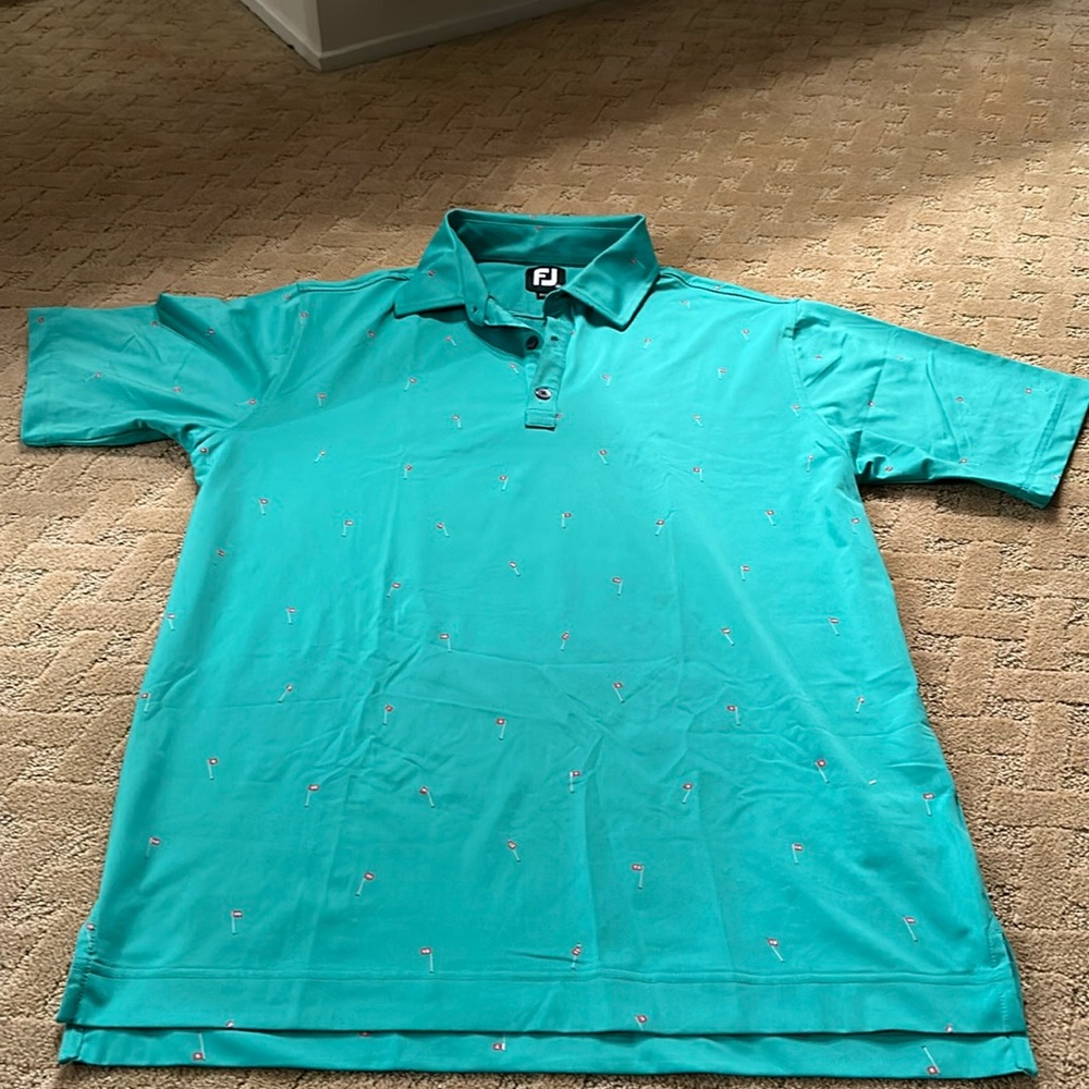 Footjoy golf hole polo size M